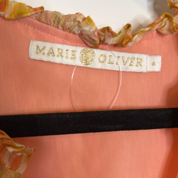 Marie Oliver Farrah Silk Maxi Dress in Ikat Mix - S - Picture 4 of 6